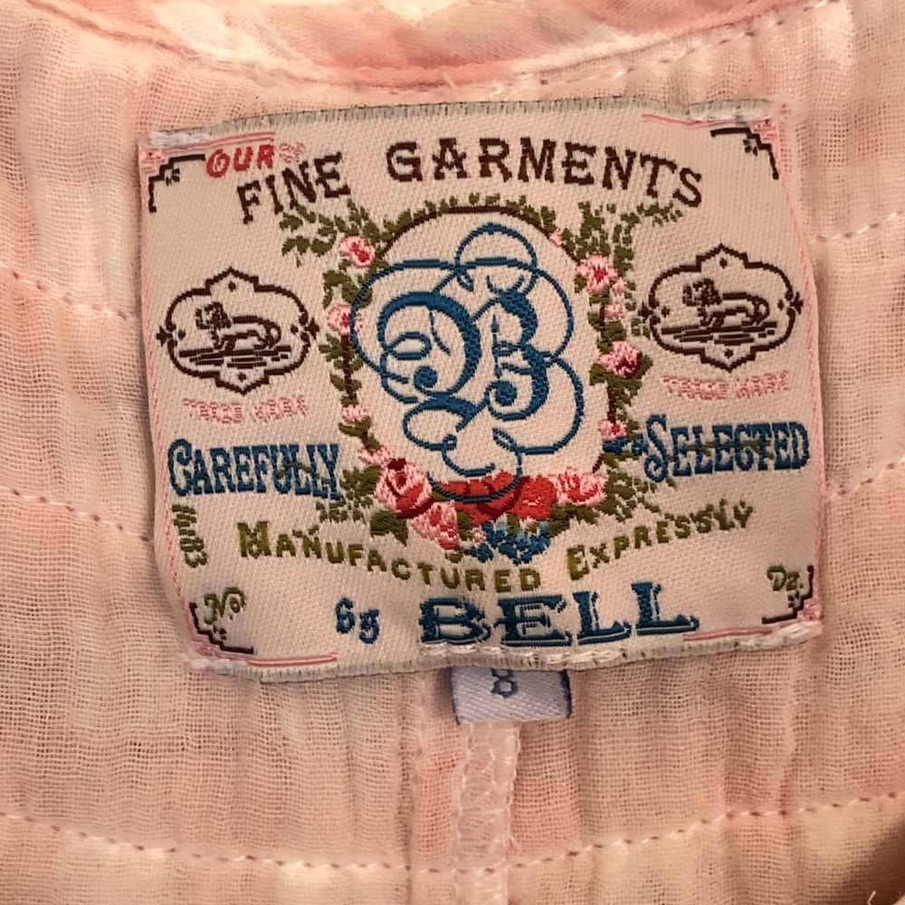 Bell Fine Garments Pink Check Ruffle Dress 8 - Picture 4 of 11